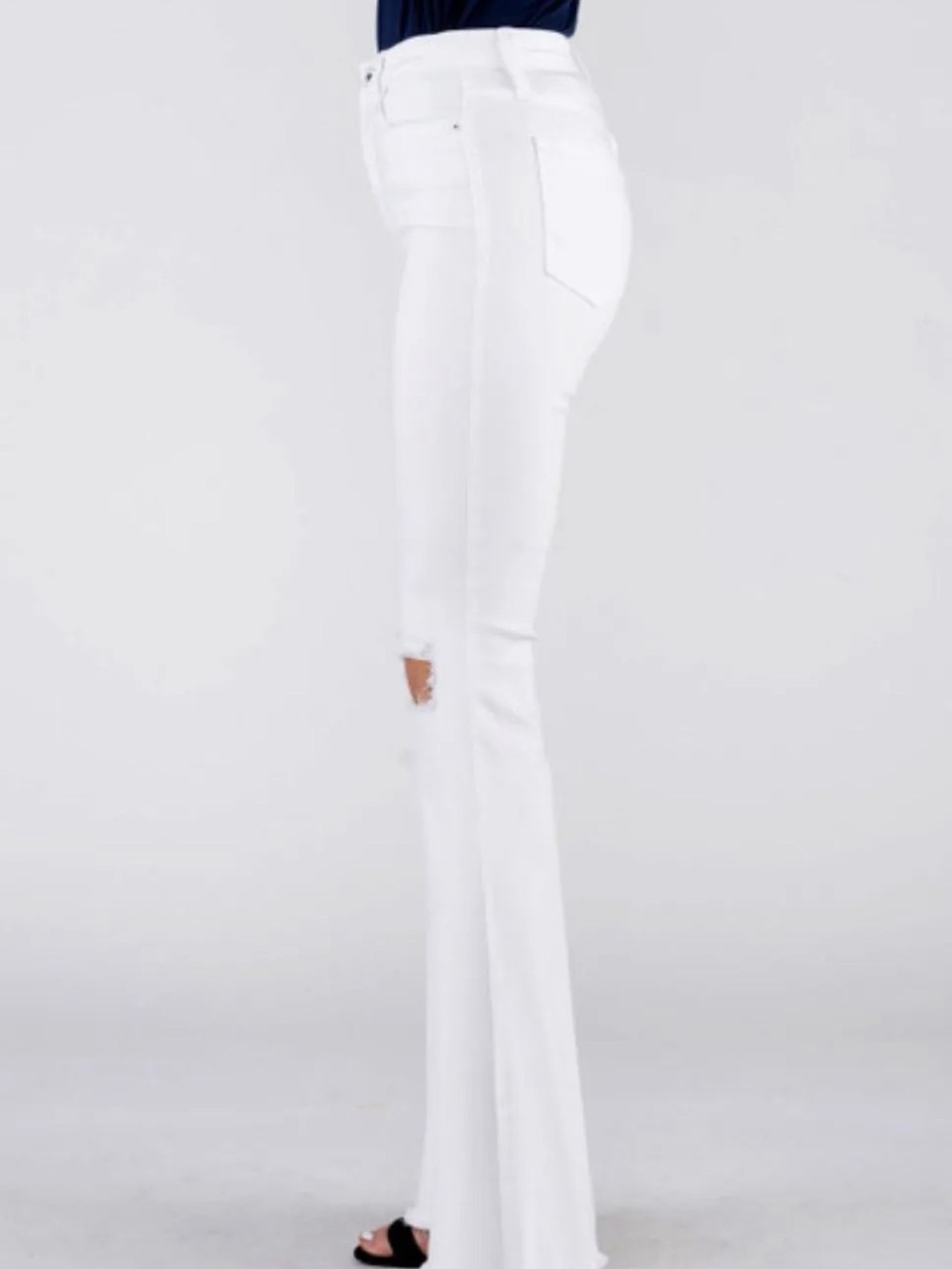 VIBRANT | High Rise Flare Jean - Picture 5 of 7